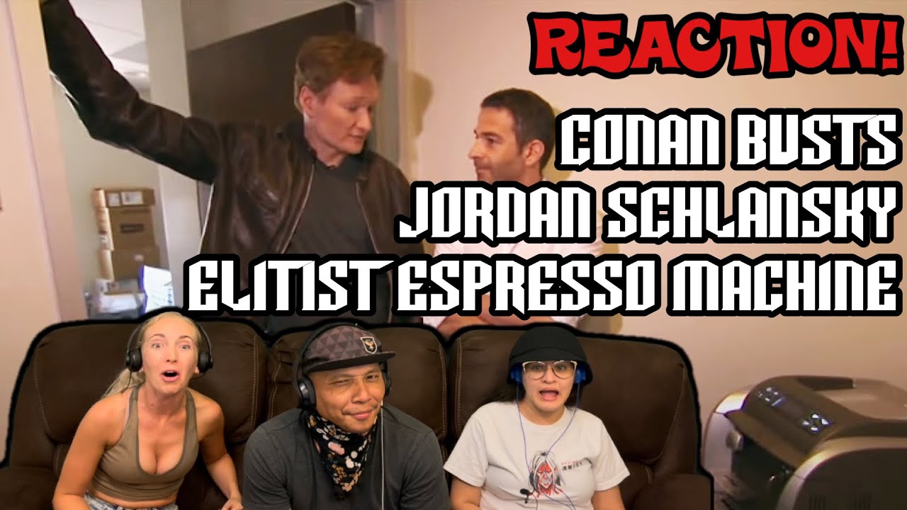 Conan Busts Jordan Schlansky & His Elitist Espresso Machine - Reaction!