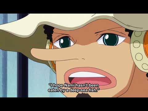 Usopp imitates Robin