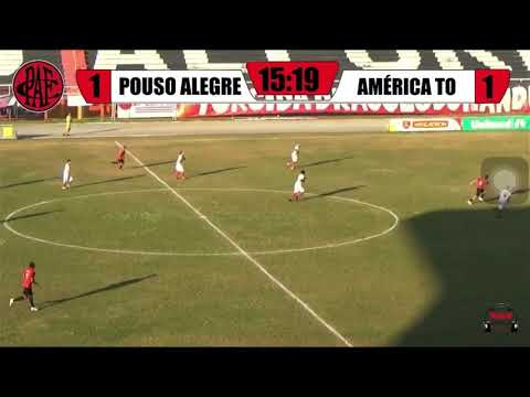 Enzo jogando pelo Pouso Alegre Sub 20 
