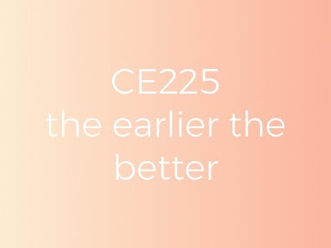 The Earlier the Better