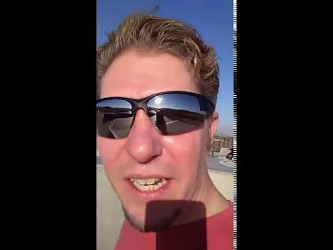 At the skate park in Oceanside