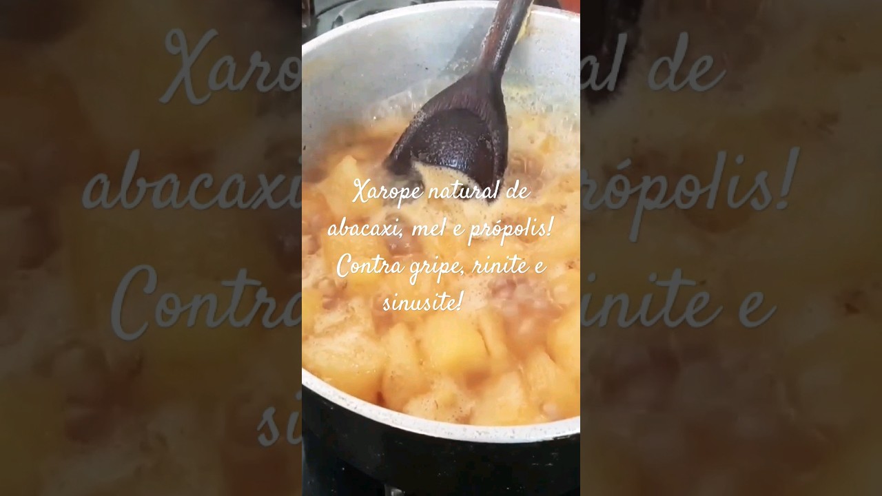 Xarope natural contra gripe, rinite e sinusite!