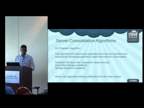 Automatic Workload Management in Clusters Managed by CloudStack - Rajesh Battala