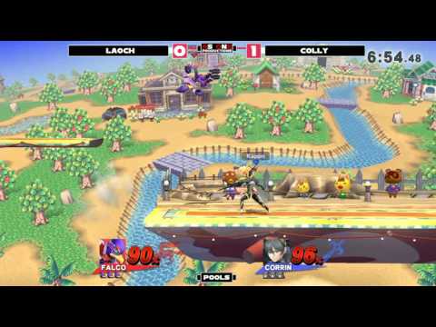 Sm4sh: CT2016 - Colly (Corrin) Vs Laoch (Cloud, Falco) - RR Pools