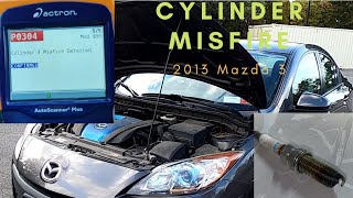 Mazda 3 Misfire Sparkplug Replacement