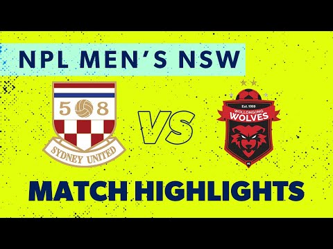 NPL Men's NSW Round 23 Highlights – Sydney United 58 v Wollongong Wolves