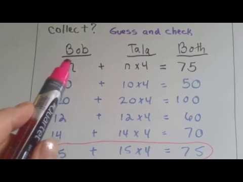 Part of a video titled Grade 5 Math #2.9, Problem Solving Strategies - YouTube