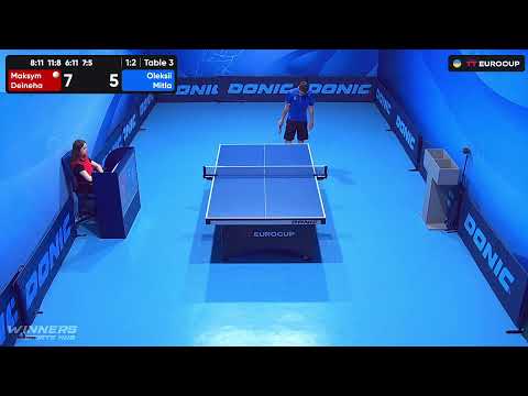 17:35 Maksym Deineha - Oleksii Mitla 31.08.2023 TT Euro.Cup  Ukraine Master. TABLE 3