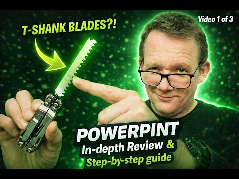 Pt 1 of 3 SOG PowerPint:The Compact Multitool That Can Use T-Shank Blades?!- review #edchacks #howto