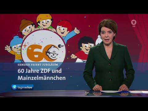 Tagesschau zu 60 Jahre ZDF und Mainzelmännchen (2023)