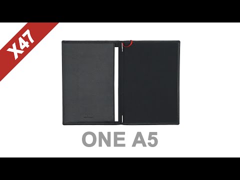X47 ONE A5 - Maximal reduziert (Notizbuch oder Terminplaner)
