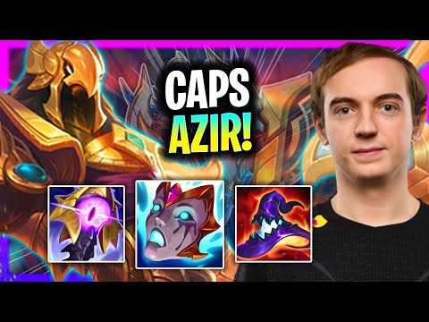 CAPS IS READY TO PLAY AZIR! | G2 Caps Plays Azir Mid vs Syndra!  Season 2025