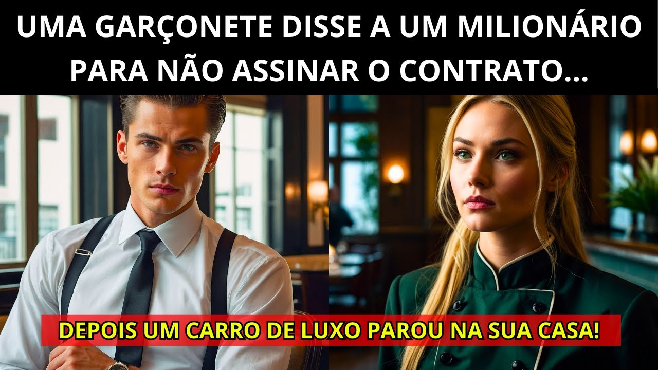 GARÇONETE AVISOU O MILIONÁRIO SOBRE SEU AMIGO... NO DIA SEGUINTE, UM CARRO DE LUXO APARECEU EM SUA..