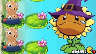 Plants Vs Zombies 2: Big Wave Beach Day 7 NO Sunflower Use Challenge