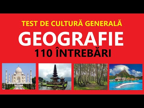 GEOGRAFIE - ÎNTREBĂRI DE CULTURĂ GENERALĂ #culturagenerala #geografie #curiozități #stiatica #quiz