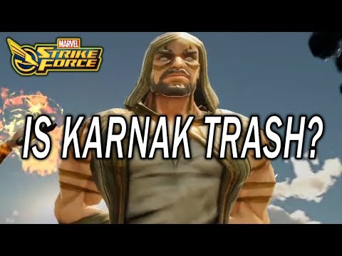 Is Karnak Trash?  Full Inhumans Gameplay - MARVEL Strike Force - MSF