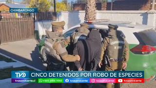 En Chimbarongo, Cinco detenidos por robo de especies desde camión