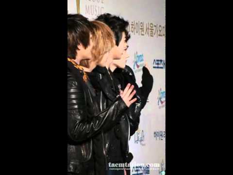 110120 SHINee (Taemin focus) red carpet fancam @ Seoul Music Award