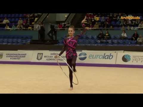 ROMANOVA Eleonora (UKR) Hoop -2012 World Cup Kiev "Deriugina Cup"2012-03-16 HD1080 РОМАНОВА Элеонора