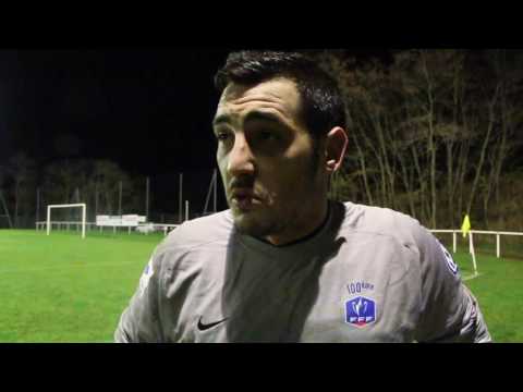 Johan Lazert après Espaly - Le Puy Foot