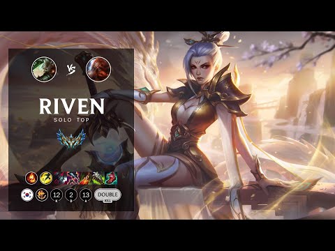 Riven Top vs Gragas - KR Challenger Patch 12.12