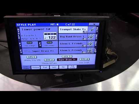 Korg Pa3X  Demo (Malcom Doak) @ Namm 2011: part 1 of 3