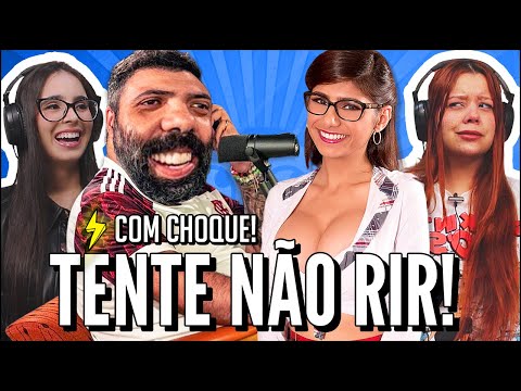 JOVENS REAGEM A DESAFIO SE RIR LEVA CHOQUE - TENTE NÃO RIR #110 -  MAIS SHI1TPOST DE QUALIDADE KKKKK
