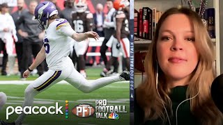 Did Will Reichard’s missed field goal in Week 5 hit camera cable? | Pro Football Talk | NFL on NBC
