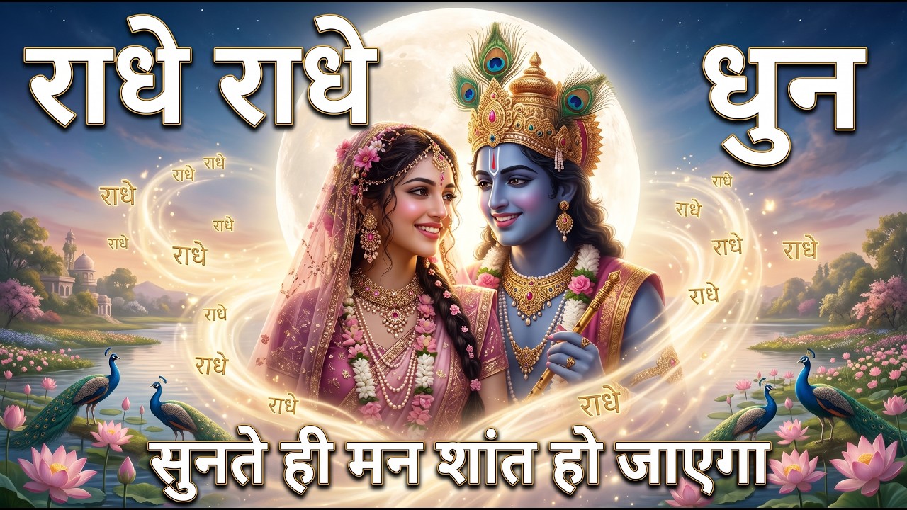 राधे राधे धुन | Radhe Radhe Dhun | Soulful Radha Bhajan | Peaceful Meditation & Devotional Music