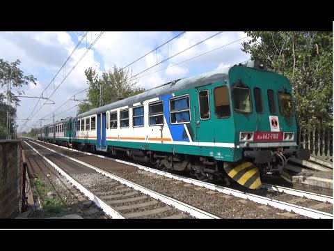 Tripla di ALn 663 sul RV 2357 Roma Termini - Campobasso, in transito a Capannelle