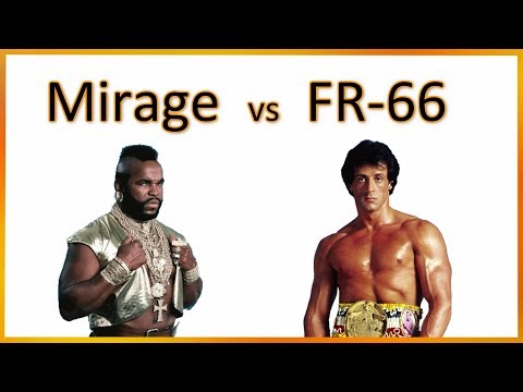 3.9.1 Mirage vs FR-66 - Side by side regen rates + data