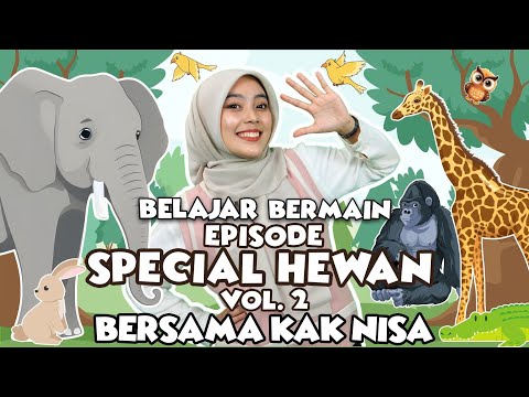 Belajar dan Bermain Spesial Hewan Vol 2 - Belajar Kata, Lagu Interaktif, Belajar Bicara Untuk Balita