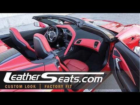 Chevrolet C7 Corvette Leather Dash, Trim, and Door Panel Upholstery - LeatherSeats.com