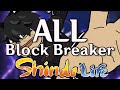 All Block Breaker Shinobi Life 2 Showcase [Codes] | Roblox