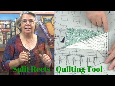 How To Make Perfect HRT's with Deb Tucker's Split Rects - Quilting Tool