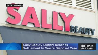 Nearly $2 Million Settlement Reached With Sally Beauty Supply Stores In Hazardous Waste Disposal Cas