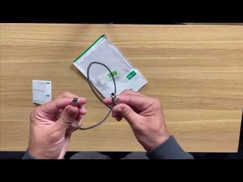 Кабель для принтера Ugreen US370 USB-C на USB-B 2.0 1 м нейлоновый серый - фото 2 - id-p2340586905