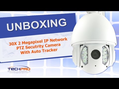 Unboxing - 30X 2 Megapixel Network PTZ Secutrity Camera With AutoTracker