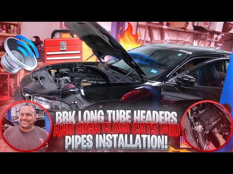 DODGE CHARGER 392 SKAT PACK BBK LONGTUBE HEADERS AND HIGH FLOW MID PIPES INSTALL. A.K.A PUNISHER
