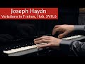 Joseph Haydn // Variations in F minor, Hob. XVII:6