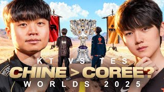 🔥LA CHINE DEFONCE LA COREE SUR LES WORLDS?🔥 (KT vs TES)