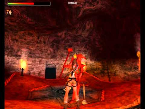 TRLE custom level . ABOVE HELL ( final boss )