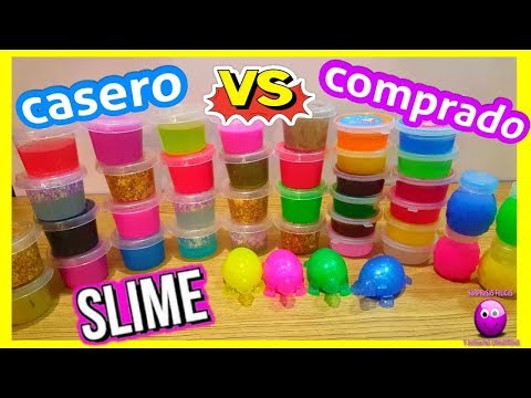 Slime casero VS slime comprado