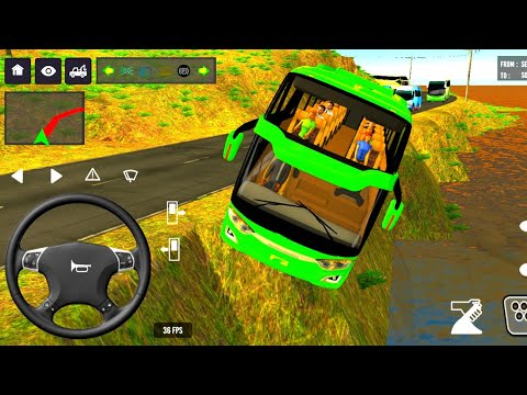 Coach Bus Simulator India Off Road Driving Bus Game Simulator 2025 Gameplay Video #bus #game #gaming