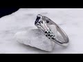 video - Hummingbird Engagement Ring With Alexandrite