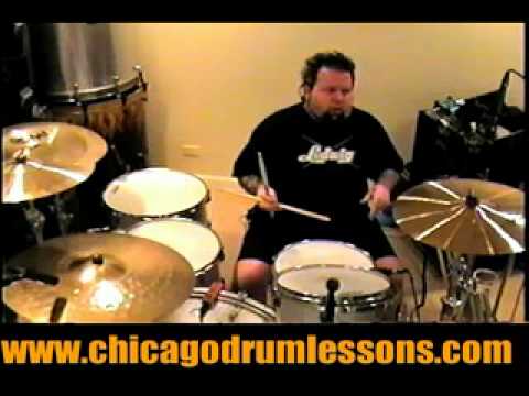 Intermediate: Double Bass Shuffle 2 by: Chicago's # 1 Drum Lessons