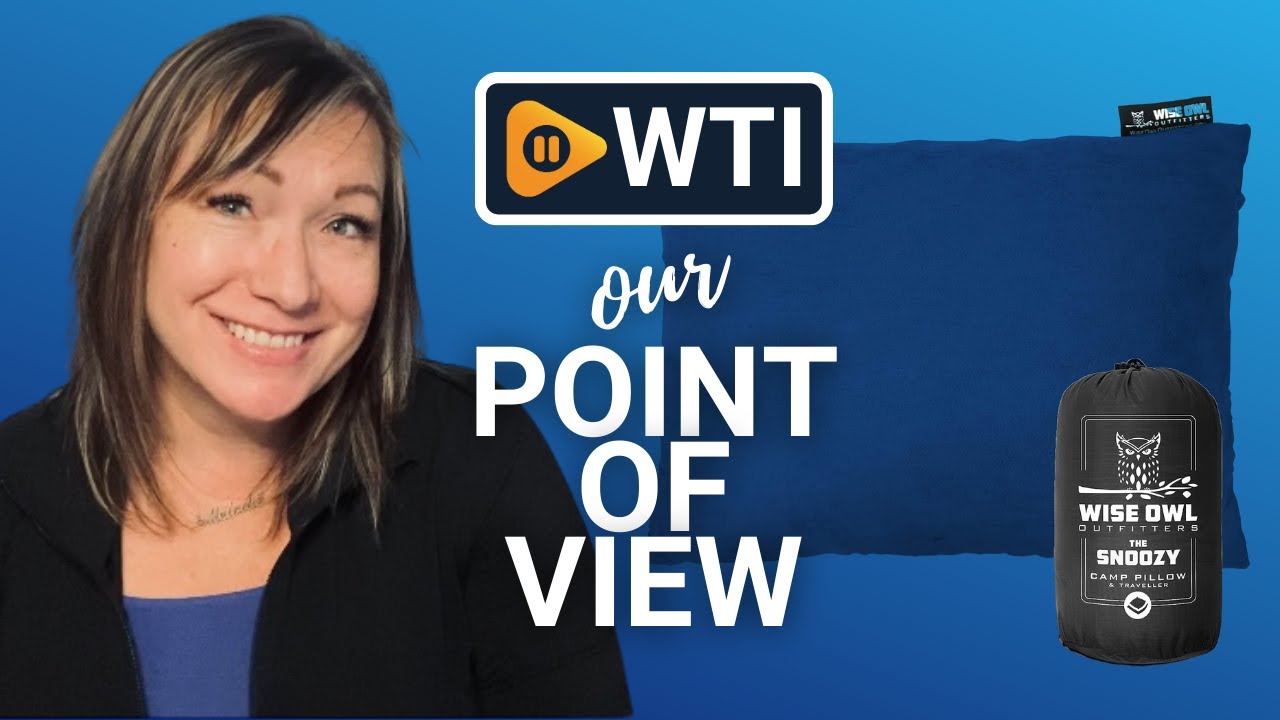 Wise Owl Blue Camping Pillows | Our Point Of View