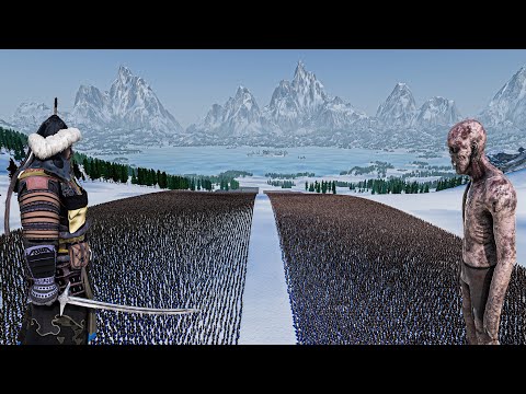 100.000 MONGOLIAN SOLDIERS vs 100.000 ZOMBIES - Ultimate Epic Battle Simulator 2 UEBS 2