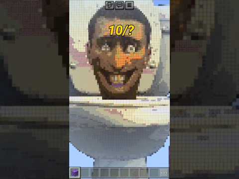 Insane Toilet Pixel Art in Hyper Minecraft!