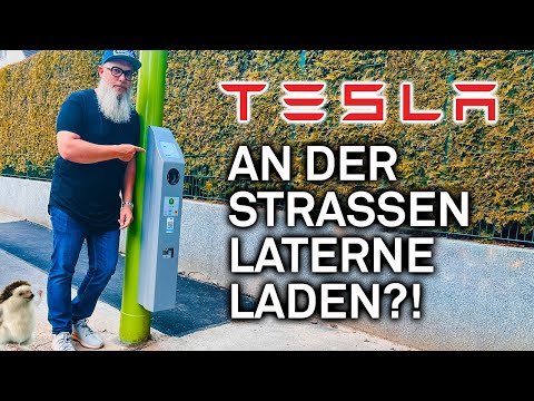 Projekt NOX-Block in Dortmund: Tesla an der Straßenlaterne laden